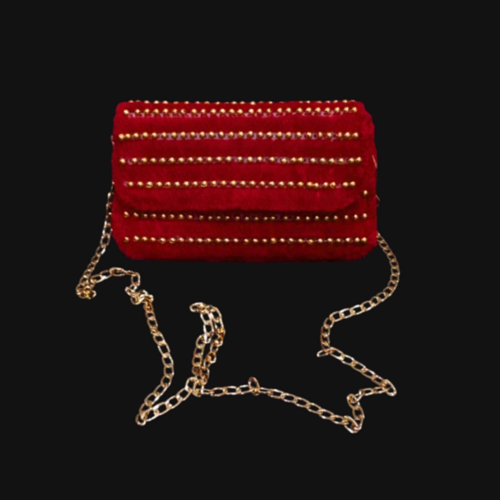 Luxury Velvet Beaded Bag