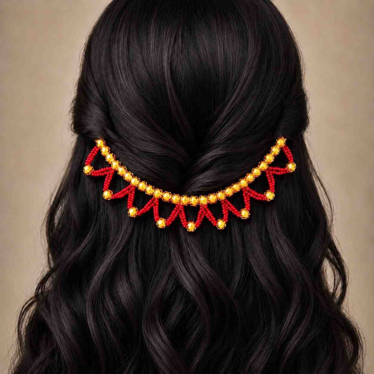 Elegant Mehndi Hair Vine