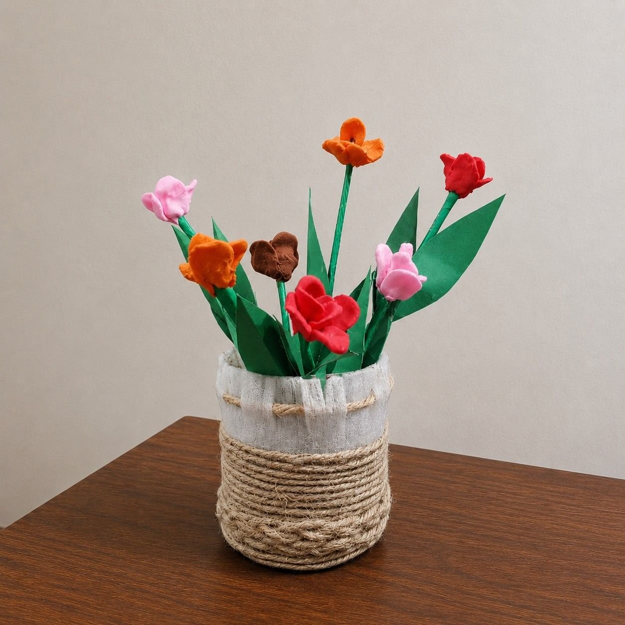 Elegant Colorful Flower Vase