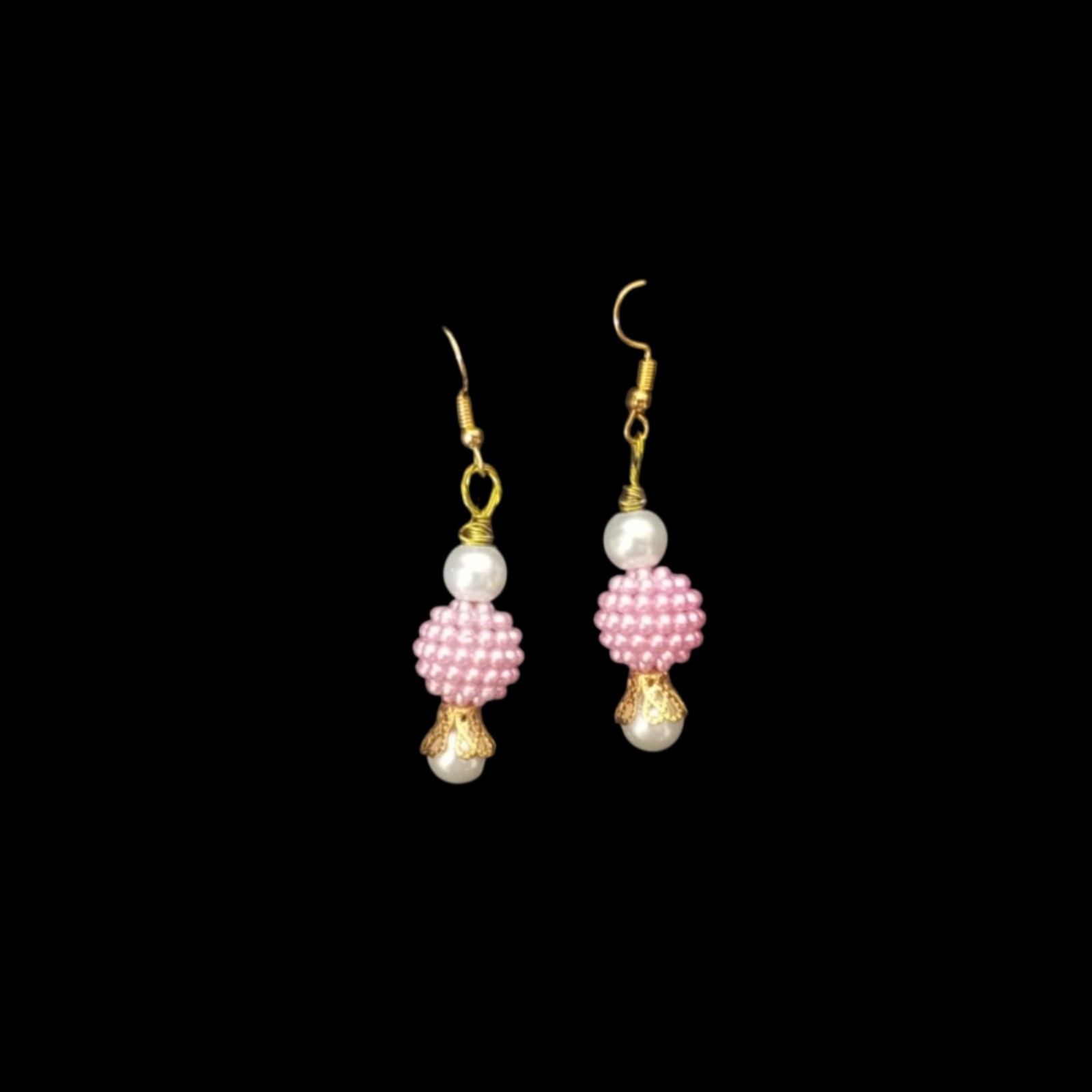 Charming Pearl-Embellished Drop Earrings